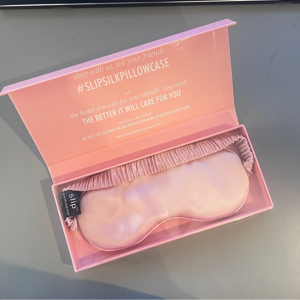 Brand New Slip Pure Silk Pink Sleep Mask
